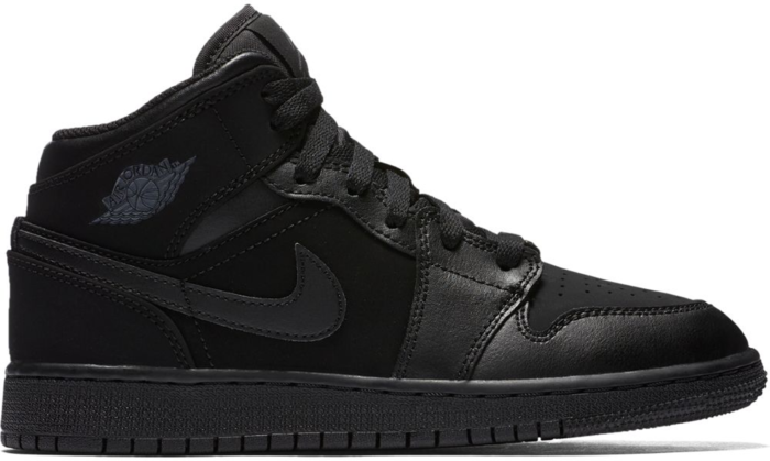 Air Jordan 1 Mid Triple Black (2016) (GS)