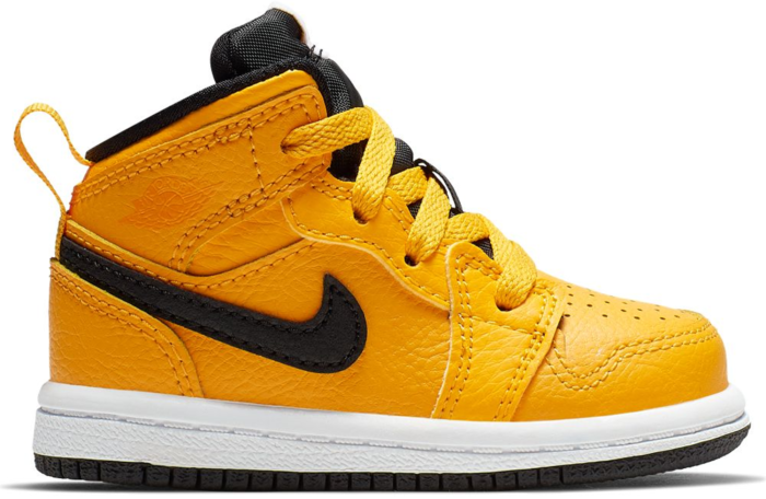 Air Jordan 1 Mid University Gold Black (TD)