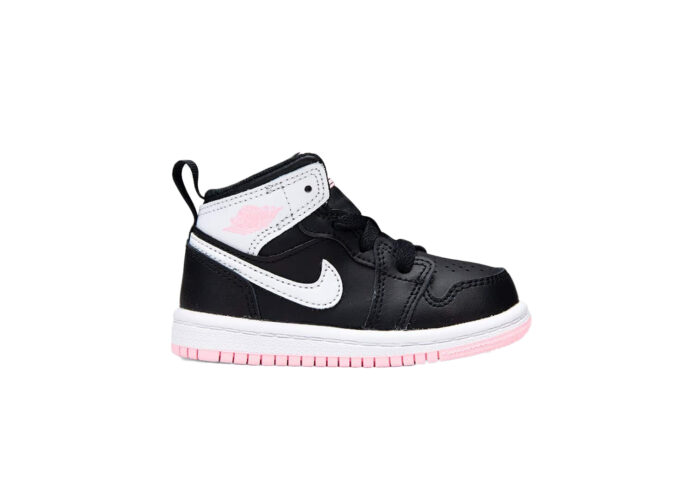 Air Jordan 1 Mid White Black Light Arctic Pink (TD)