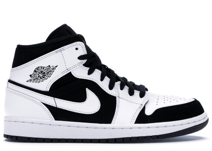 Air Jordan 1 Mid White Black