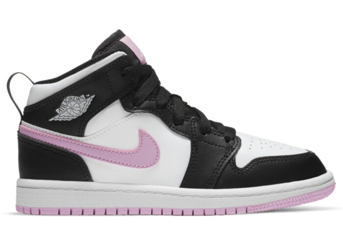 Air Jordan 1 Mid White Light Arctic Pink (PS)