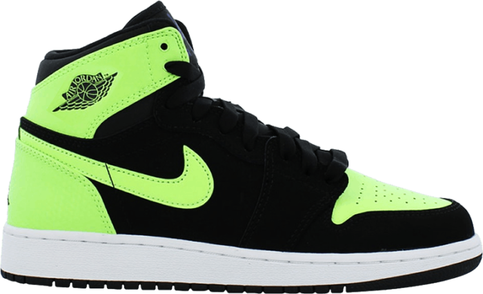 jordan 1 retro high black ghost green