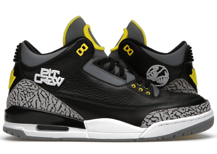 Air Jordan 3 Retro Oregon Ducks Pit Crew Black