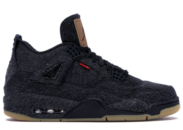 Air Jordan 4 Retro Levi's Black (Blank Tag)