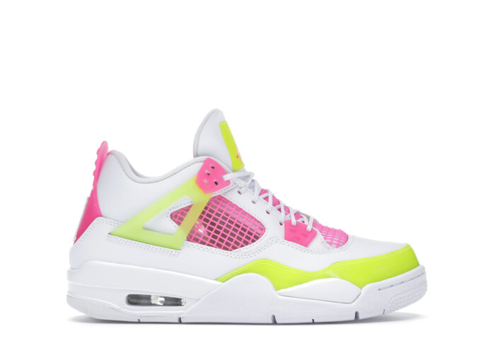 Air Jordan 4 Retro White Lemon Pink (GS)