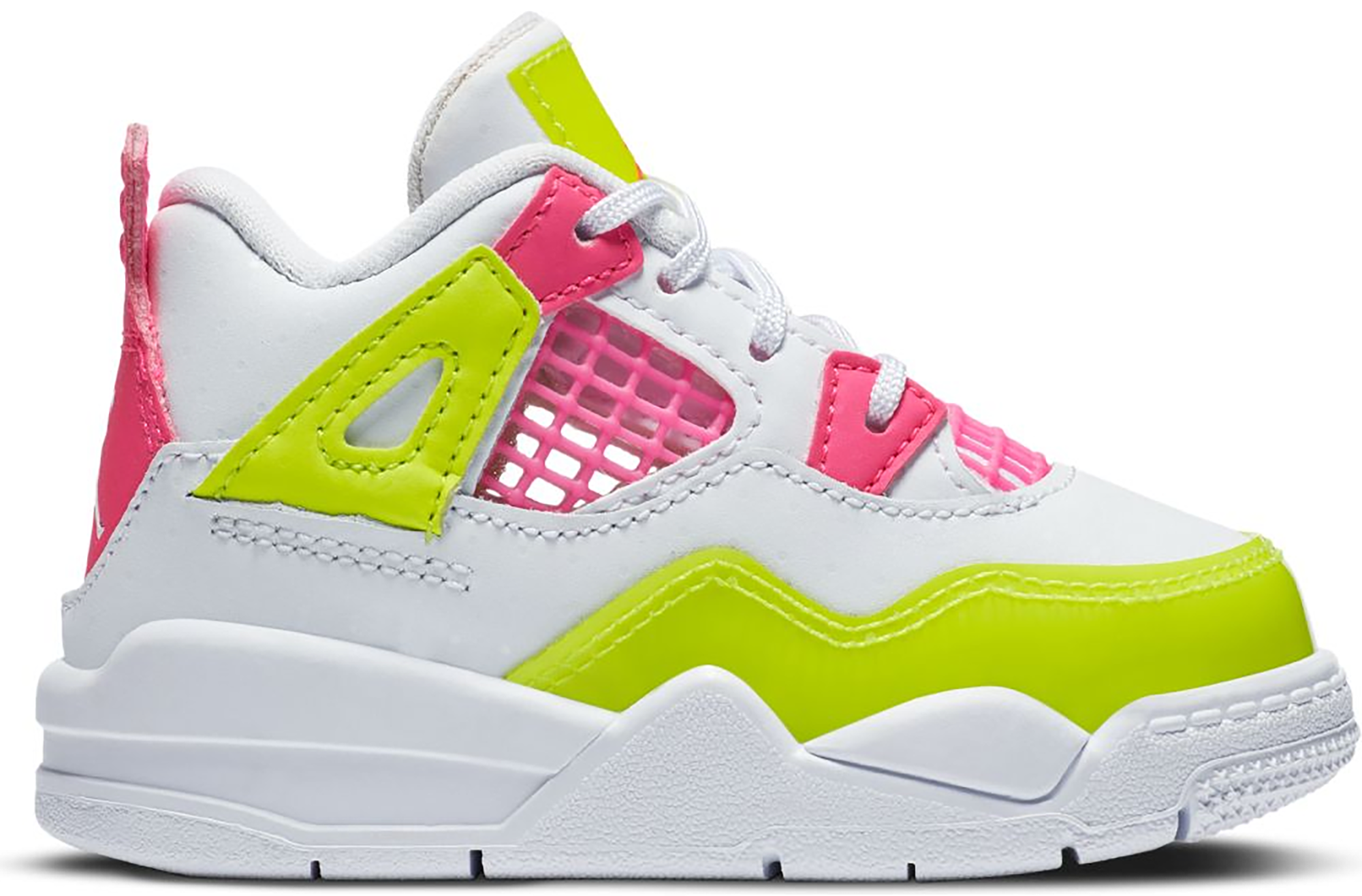 Pink Blast Lemon Venom 4's Yellow White Lemon Pink Jordan