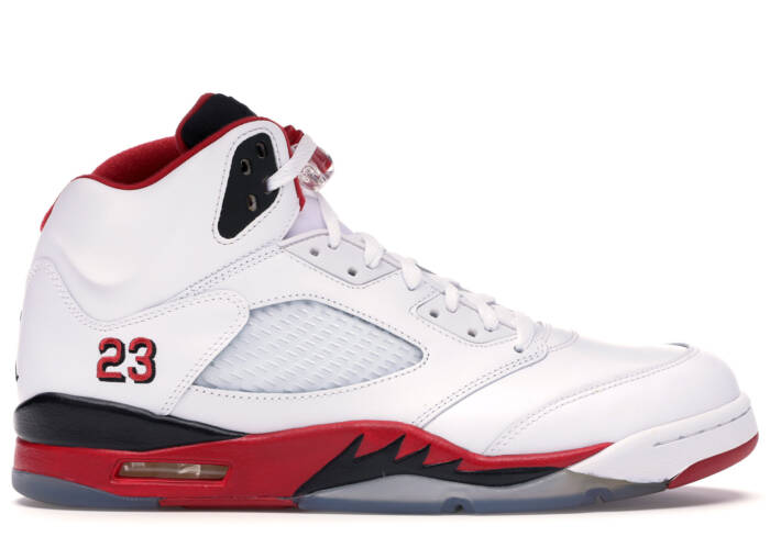 Air Jordan 5 Retro Fire Red Black Tongue (2013)