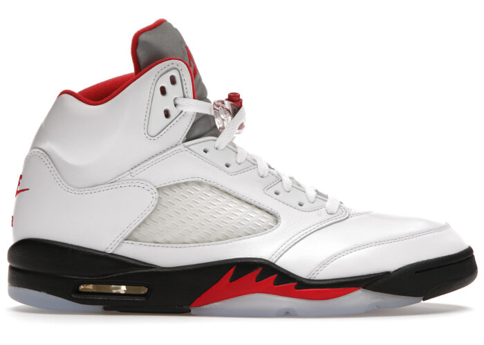 Air Jordan 5 Retro Fire Red Silver Tongue (2020)