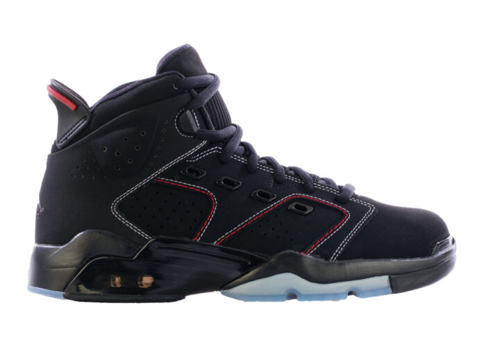 Air Jordan 6-17-23 Black White Red Contrast Stitching