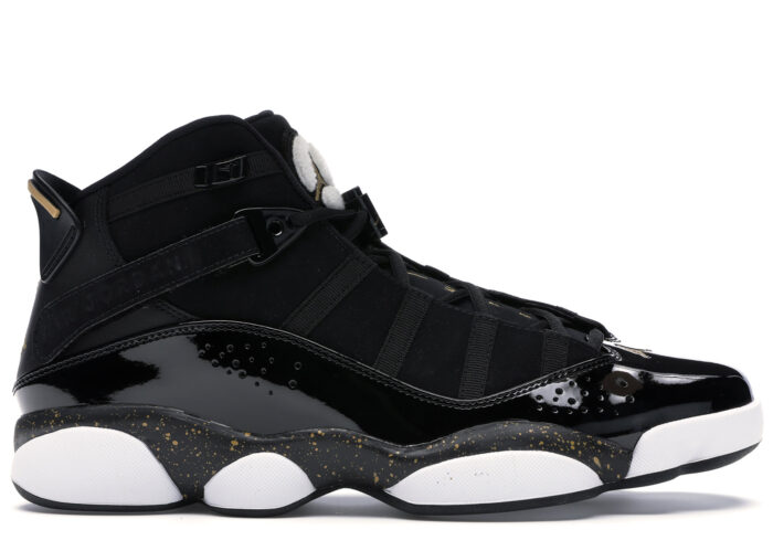 Air Jordan 6 Rings Black Metallic Gold White