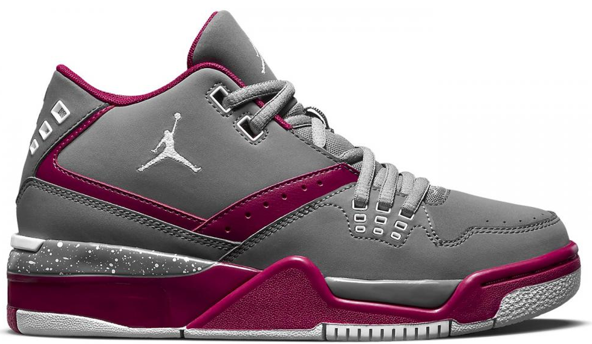 Air Jordan Flight 23 Cool Grey Sport Fuchsia GS 768910 026