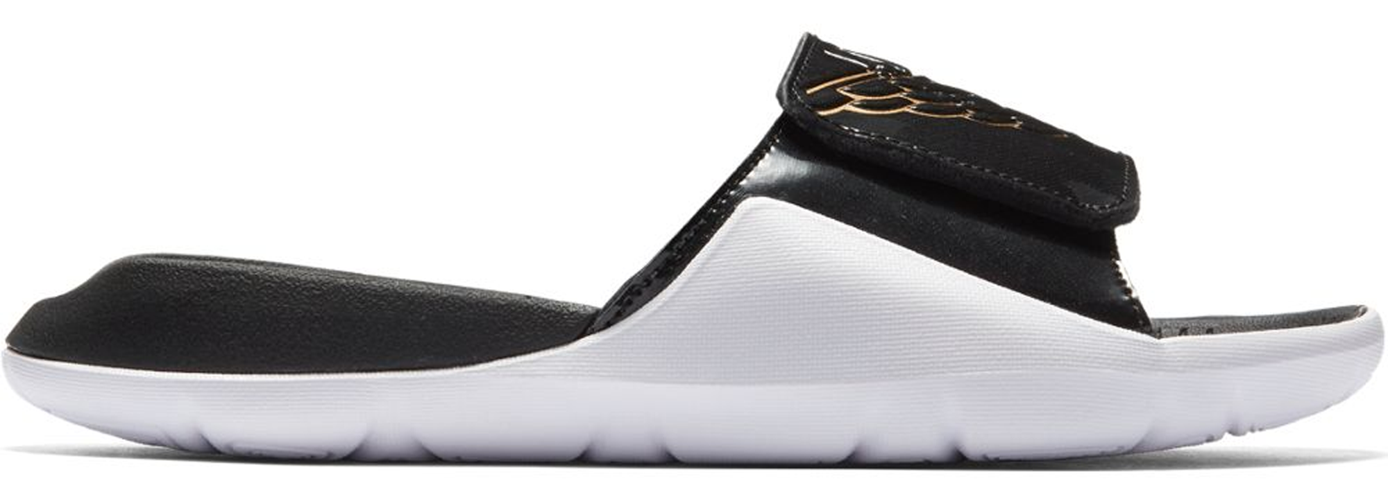 Air Jordan Hydro 7 Black Metallic Gold White (GS)