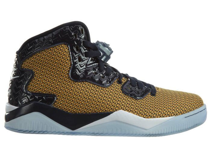 Air Jordan Spike Forty Gold Leaf/White-Midnight Navy