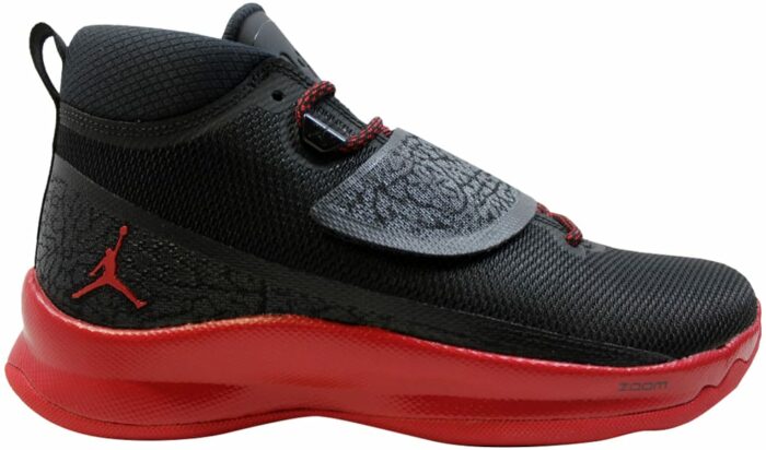 Air Jordan Super Fly 5 PO Black Gym Red
