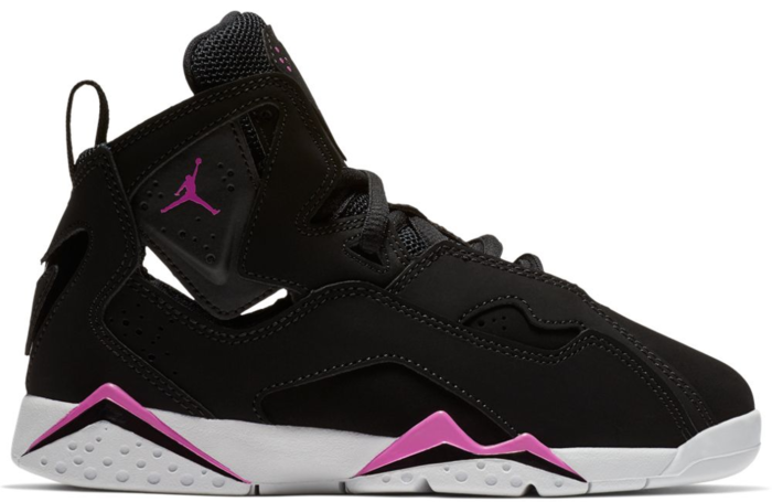 Air Jordan True Flight Black Fuchsia Blast White (PS)