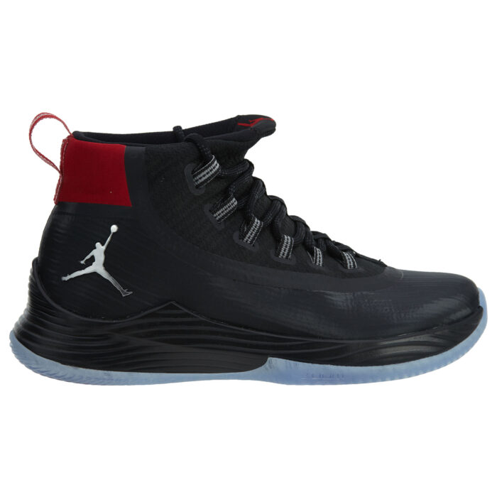 Air Jordan Ultra Fly 2 Black/Metallic Silver-Gym Red