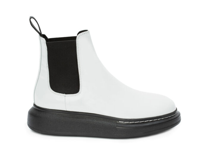 Alexander McQueen Hybrid Chelsea Boot Black White (W)