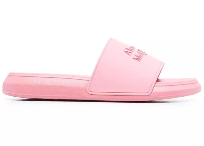 Alexander McQueen Logo Slides Pink Pastel (W)
