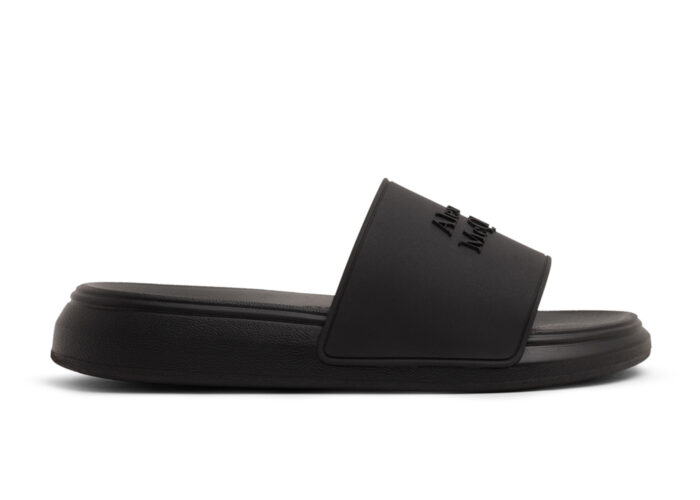 Alexander McQueen Pool Slide Black