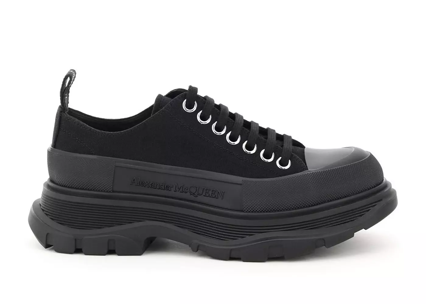 Alexander McQueen Tread Slick Low Lace Up Black (W)