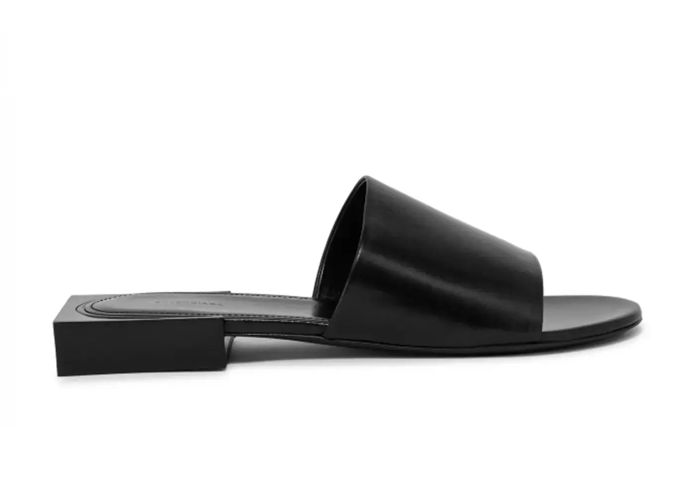 Balenciaga Box Mule Sandal Black (W)