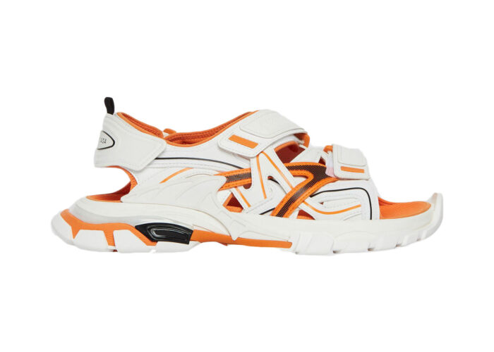 Balenciaga Track Sandal White Orange
