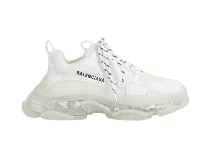 Balenciaga Triple S Clear Sole White (W)