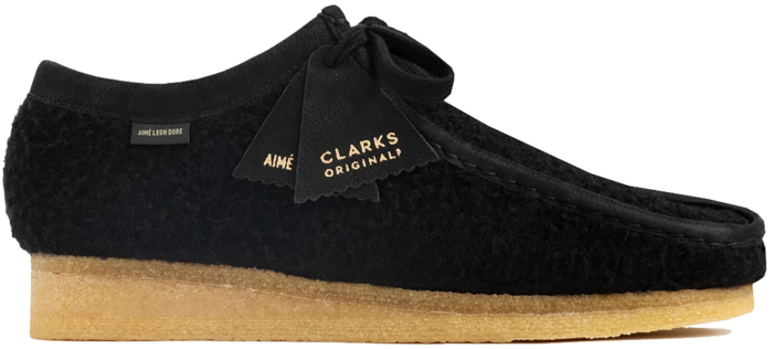 Clarks Originals Wallabee Aime Leon Dore Black Casentino Wool