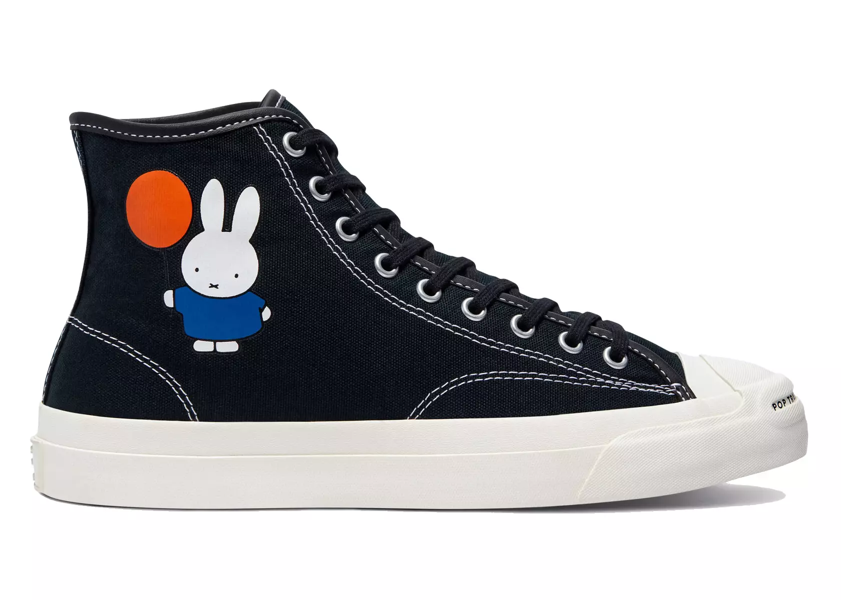 Converse CONS Jack Purcell Pro Mid POP Trading Company Miffy Black