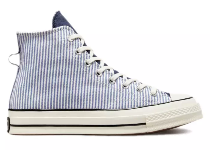 Converse Chuck Taylor All-Star 70 Hi Hickory Stripe Washed Indigo