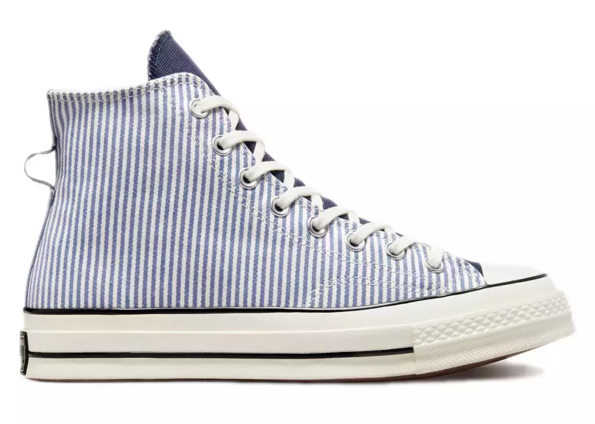 Converse Chuck Taylor All-Star 70 Hi Hickory Stripe Washed Indigo