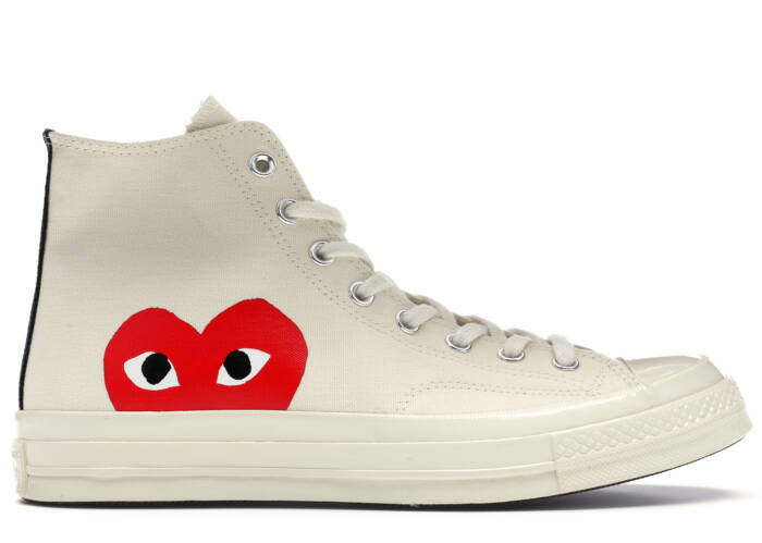 Converse Chuck Taylor All-Star 70 Hi Comme des Garcons PLAY White