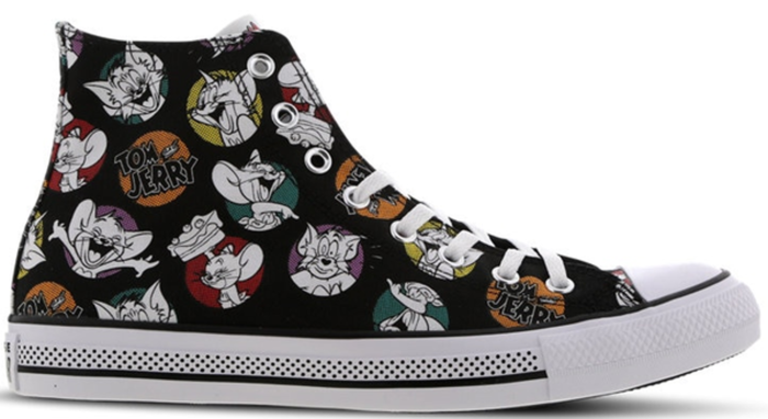 Converse Chuck Taylor All-Star Hi Tom and Jerry Black
