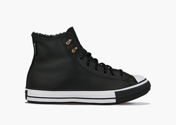 Converse Chuck Taylor All-Star Winter Hi Sherpa Leather Black