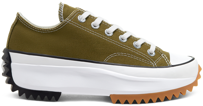 Converse Run Star Hike Ox Dark Moss White Gum