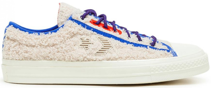 Converse Star Player Ox Retro Sherpa White Swan