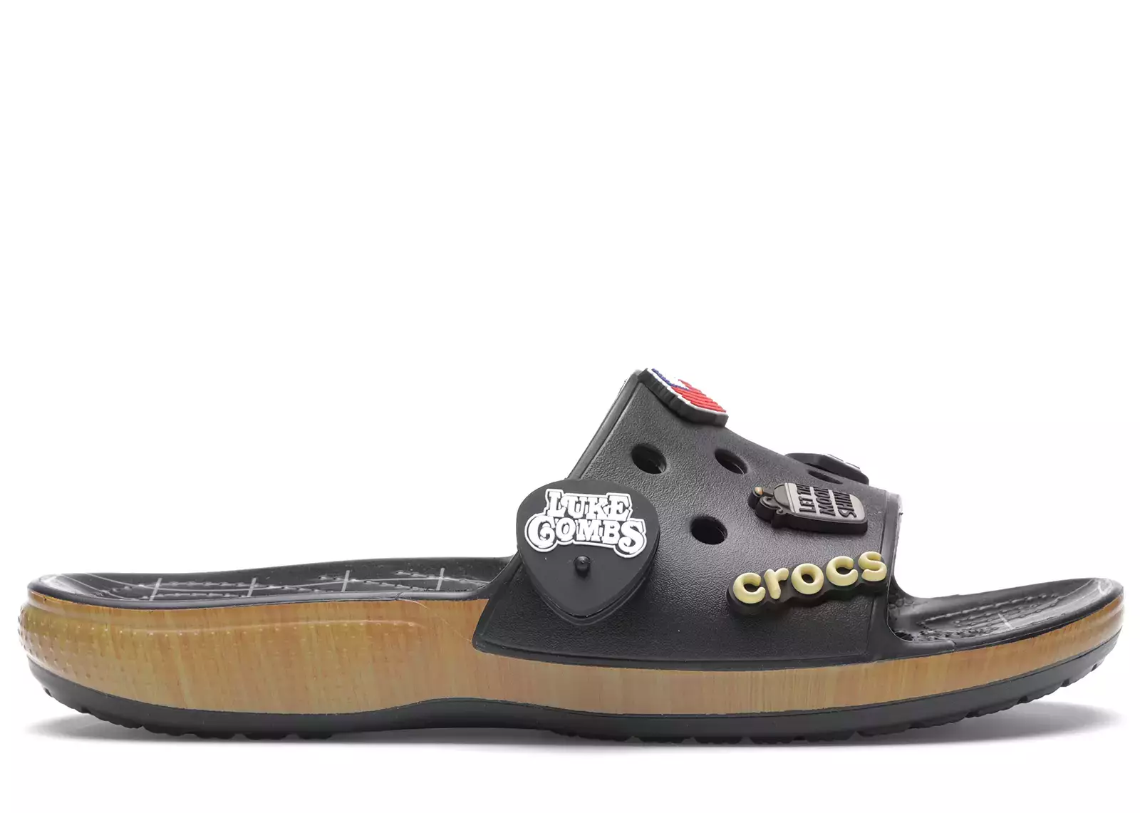 Crocs Classic Bootlegger Slide Luke Combs Black