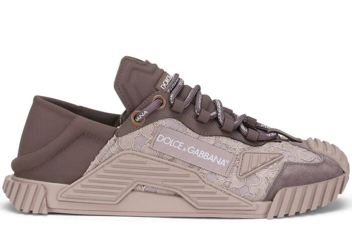 Dolce & Gabbana NS1 Low Top Beige Brown Lace (W)