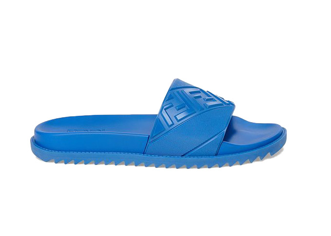 Fendi Slides Blue