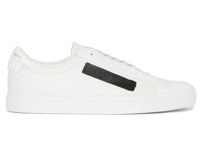 Givenchy Leather Laxtex Band White Black