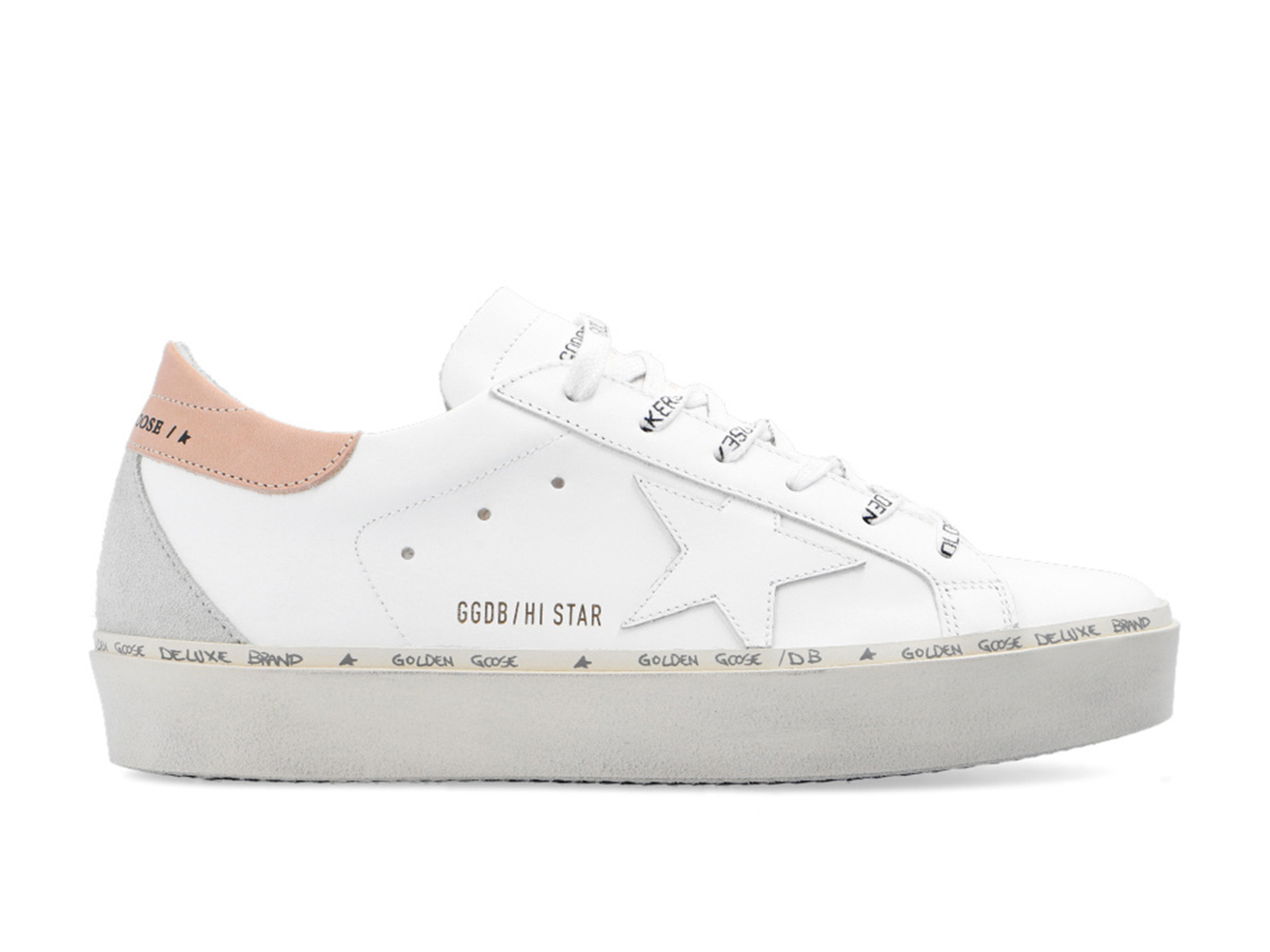 Golden Goose Hi-Star White Turtledove Ice (W)