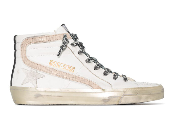 Golden Goose Slide White Black Taupe (W)