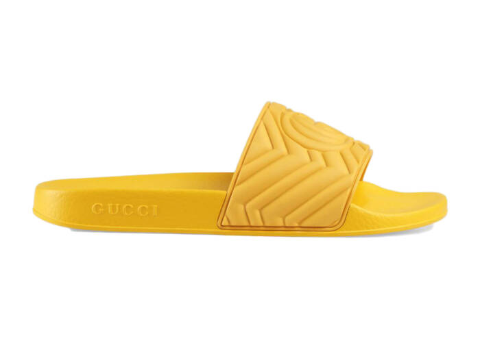 Gucci Slide Matelasse Yellow