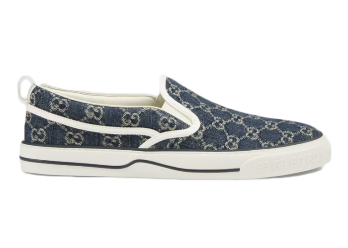 Gucci Tennis 1977 Slip On Denim