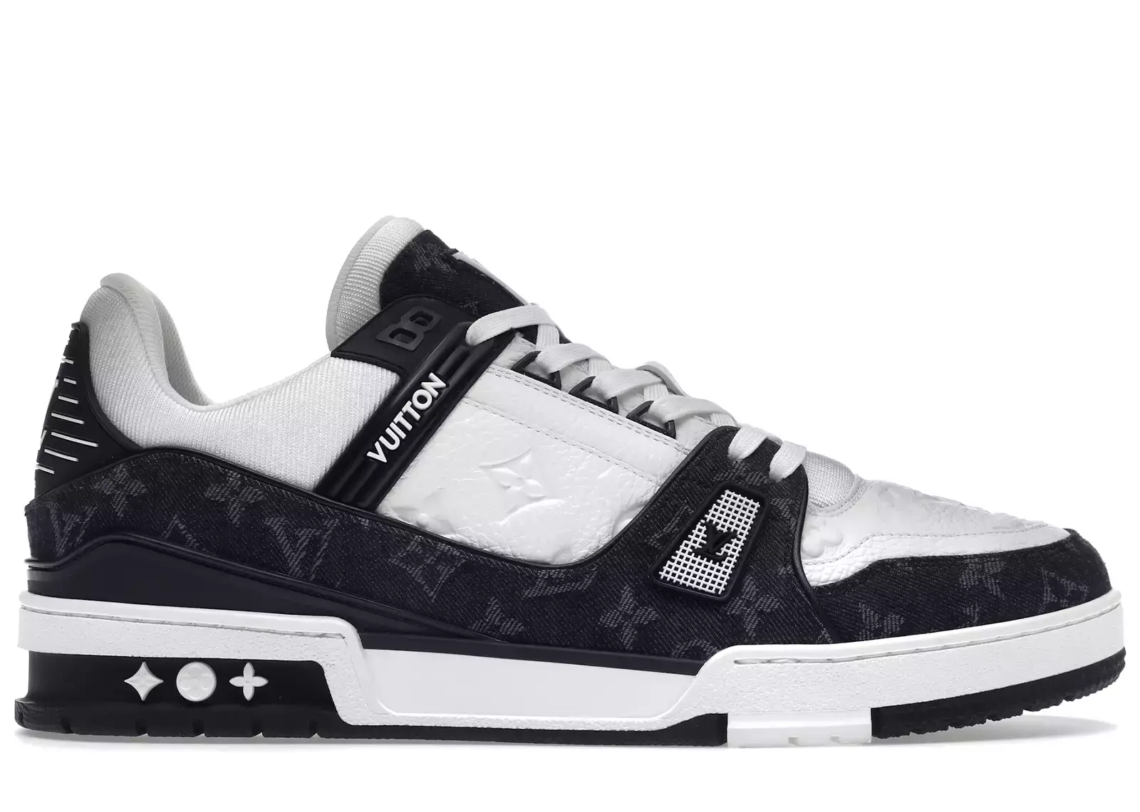 Louis Vuitton LV Trainer White Black White