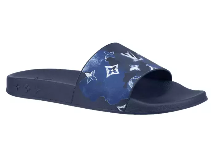 Louis Vuitton Waterfront Mule Blue Watercolor