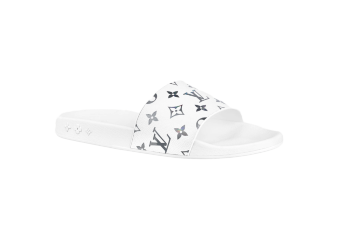 Louis Vuitton Waterfront Mule Monogram White