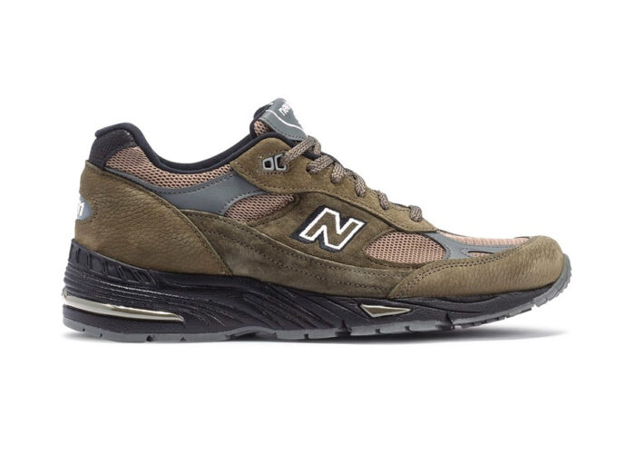New Balance 991 MiUK Olive Tan