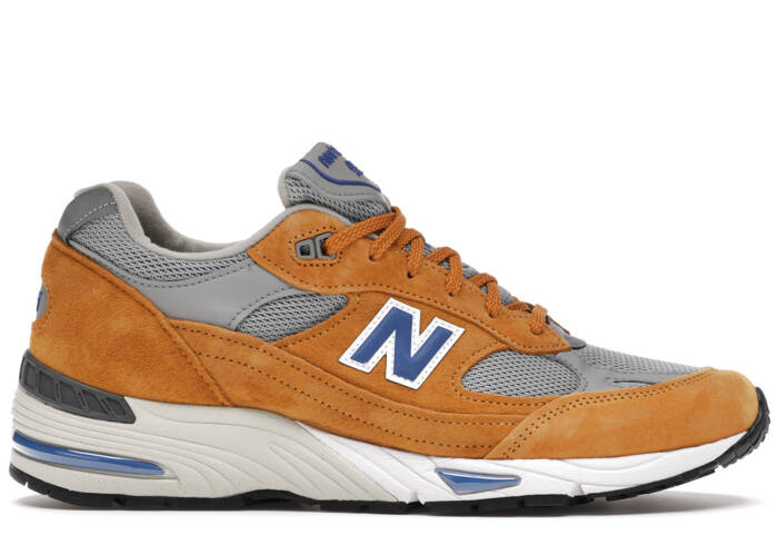 New Balance 991 Yellow Blue
