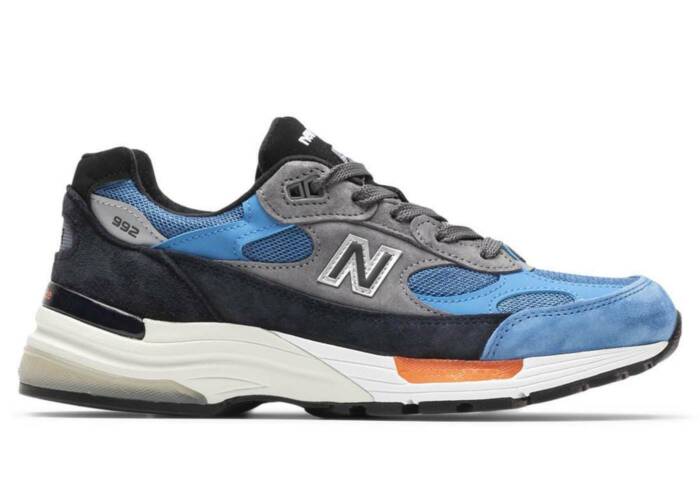 New Balance 992 Black Blue Grey